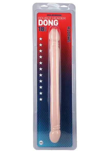 Smooth Double Header 18 Inch Dildo