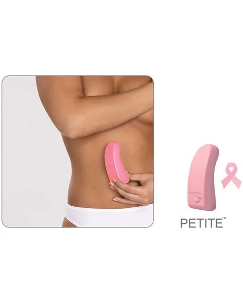 Natural Contours Petite Pink Ribbon Massager 4 Inch Pink