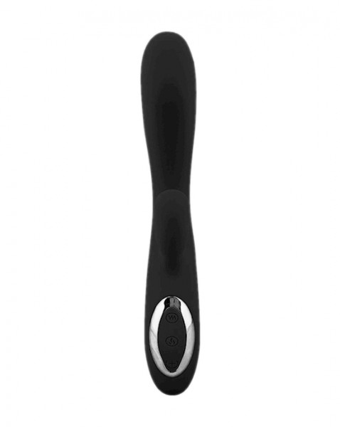 Amore Silicone Rabbit Vibrator - Black — image 2 of 15