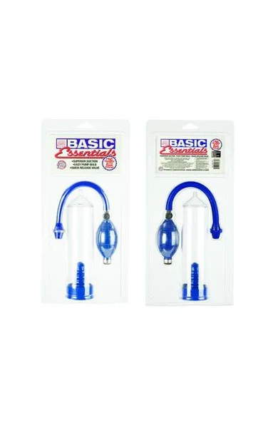 Basic Essentials Penis Pump Blue