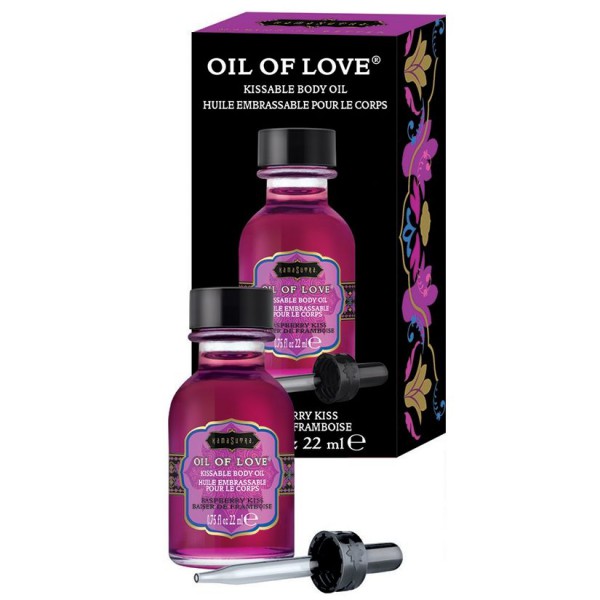 Kama Sutra Oil of Love - Raspberry Kiss - 0.75 oz.