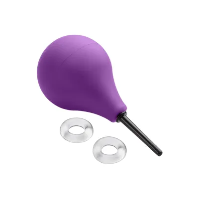 Soft Enema Bulb with 2 Bonus Cock Rings