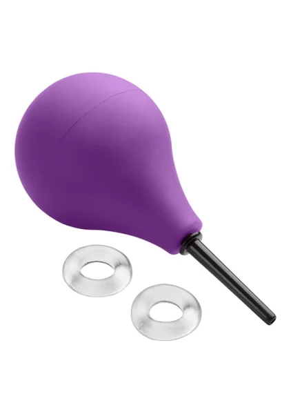 Soft Enema Bulb with 2 Bonus Cock Rings