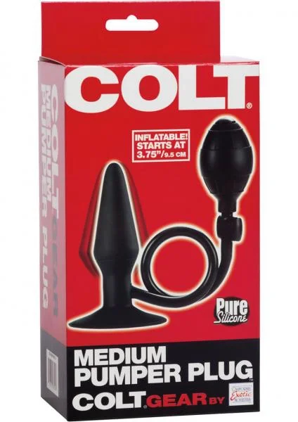 Colt Medium Pumper Plug Inflatable Black — image 6 of 8