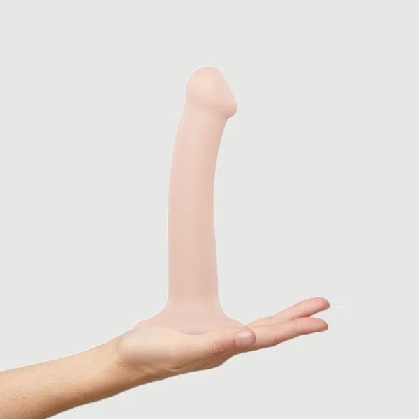 Dual-Density Silicone Bendable Dildo by Strap-On-Me