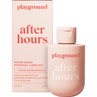 Playground After Hours Water Based Personal Lubricant 3 7 fl oz Musk Oud Wood Essence