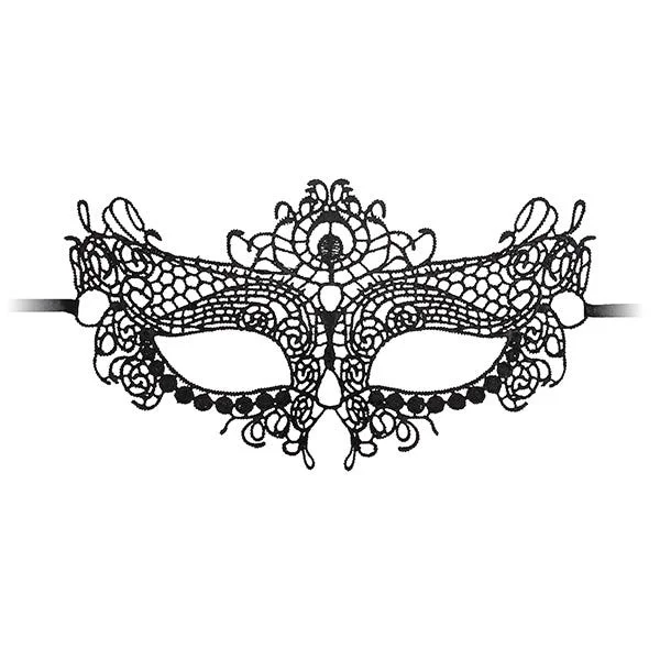 Ouch Queen Black Lace Mask