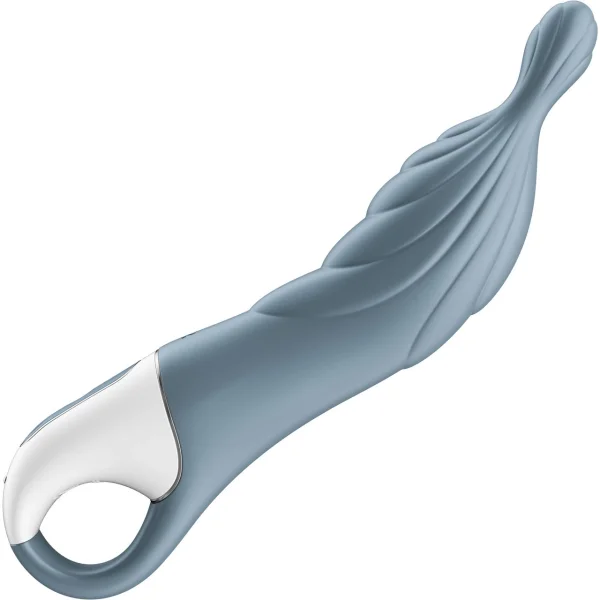Satisfyer A-Mazing 2 Rechargeable Waterproof 12-Function A-Spot Vibrator - Grey