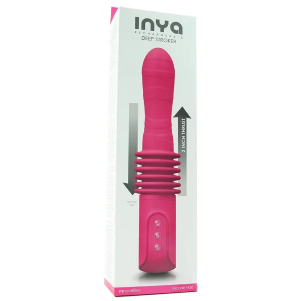 INYA Rechargeable Silicone Deep Stroker - 2" Thrust!