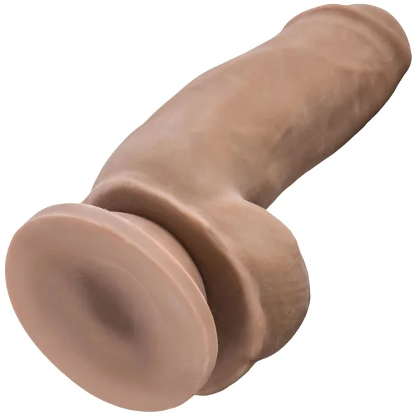 Au Naturel El Gordo 7 Inch Sensa Feel Dual Density Dildo By Blush - Caramel
