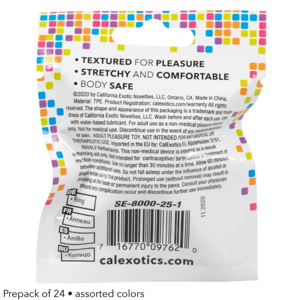 Foil Pack Textured Ring  - Prepack of 24