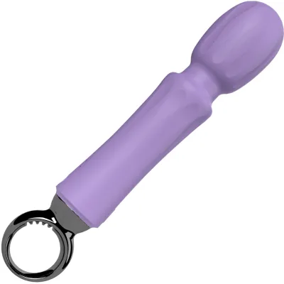 PrimO Wand Rechargeable Waterproof Silicone Vibrator By Screaming O Lilac