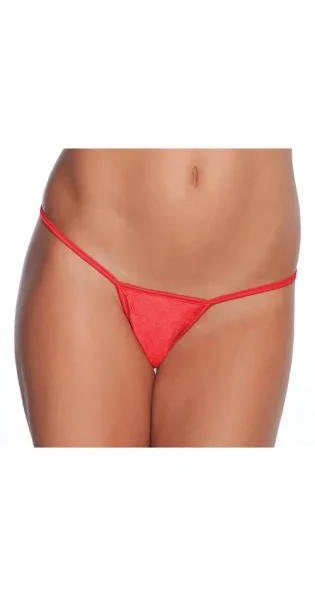 G-String Panty Red XL