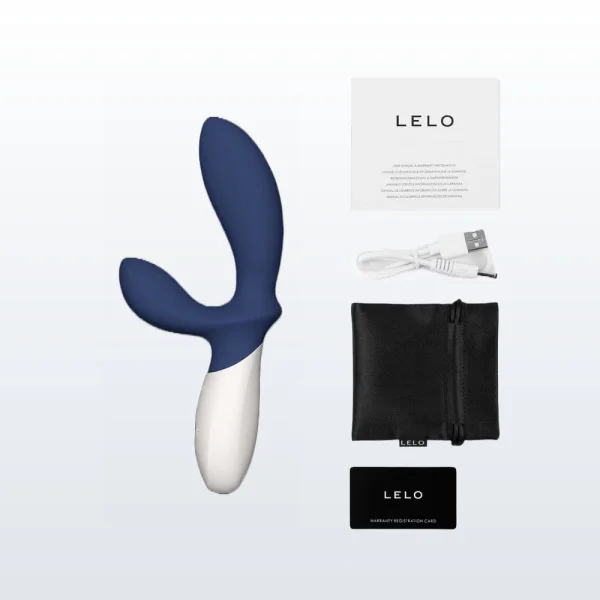 LELO LOKI WAVE 2 Rechargeable Waterproof Prostate Massager - Base Blue