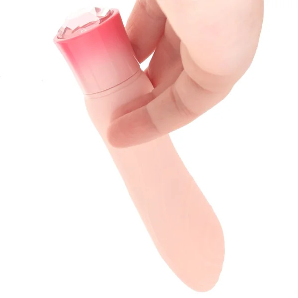 Oh My Gem Elegant Rechargeable Waterproof Silicone Warming Vibrator By Blush - Morganite Pink