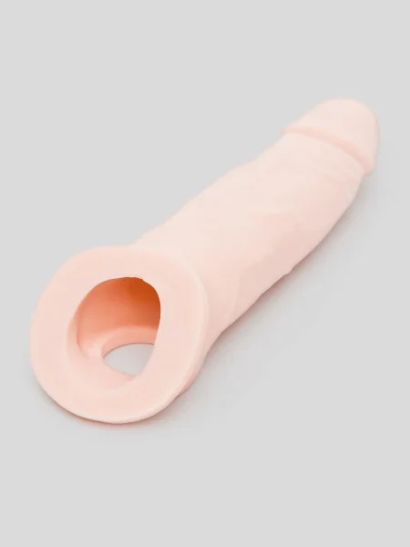Lovehoney Real-Feel Penis Extender 1.5 Inch with Ball Loop - Flesh Pink