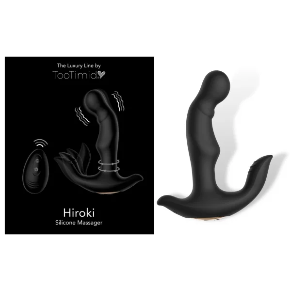 Rotating Rim Job Silicone Prostate Massager