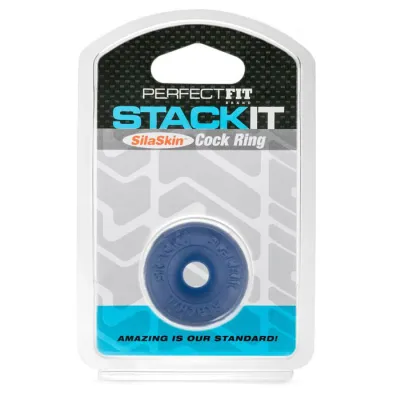 Perfect Fit Stackit Cock Ring Blue