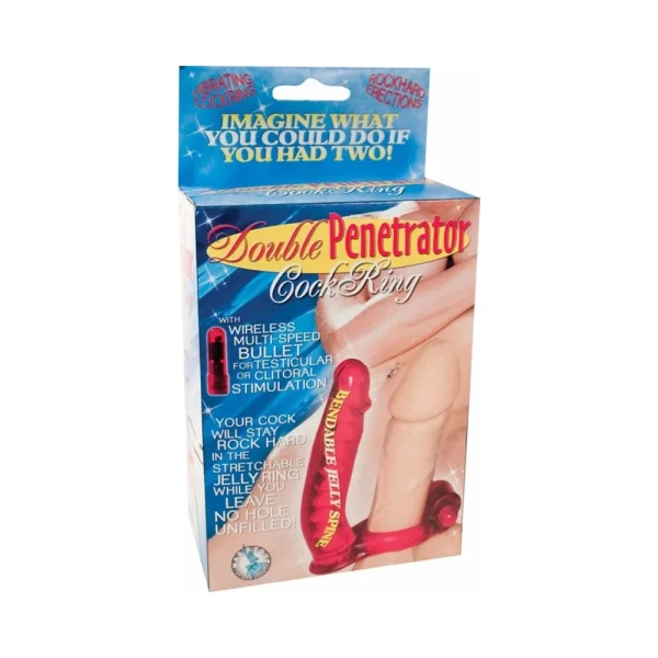 Double Penetrator C Ring W/ Bendable Dildo — image 4 of 9