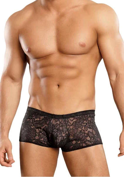 Stretch lace mini short