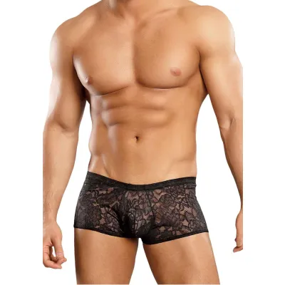 Stretch lace mini short