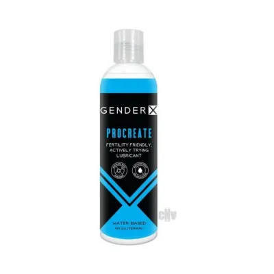 Lubricants Gender X Procreate Fertility Friendly Water based Personal Lubricant 4 Oz