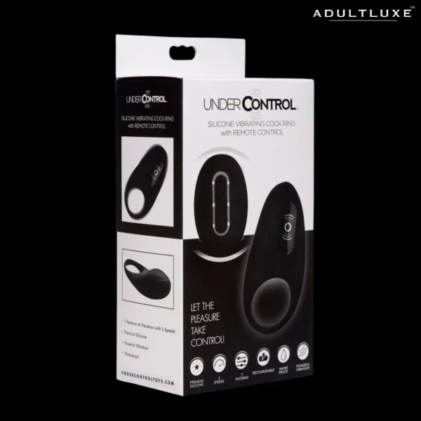 Under Control Vibrating Cock Ring With Remote
