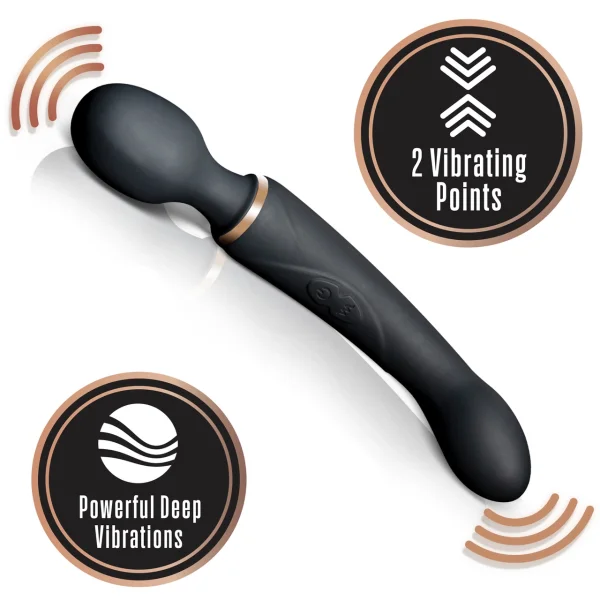 Blush Lush Gia 2-Way Wand Massager & G-Spot Stimulator