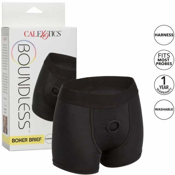 Boundless Boxer Brief Strap-On Harness By CalExotics