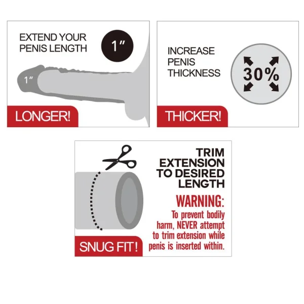 1" Penis Extension