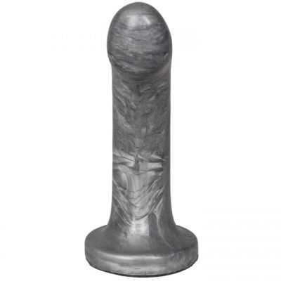 Bondara Marbled Silver Curved Dildo 7 Inch