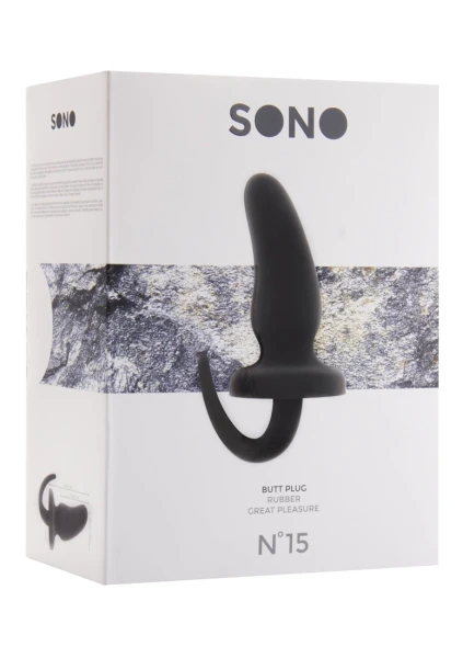 Sono No.15 Butt Plug 6 Inch Black