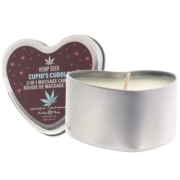 3 in 1 Massage Heart Candle - Cupid's Cuddle