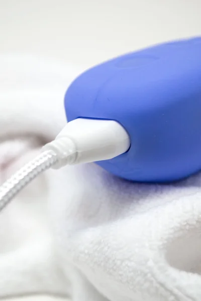 AER Silicone Rechargeable Waterproof Pressure Wave Suction Toy By Dame - Periwinkle