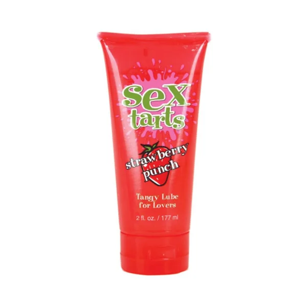 Sex Tarts Strawberry Punch Flavored Lubricant 2 Fl Oz.