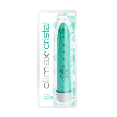 Climax Cristal 6X Vibe Enticing Emerald Anal Vibrator