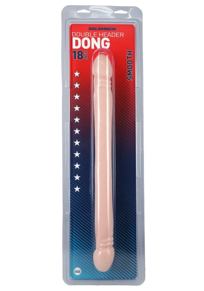 Smooth Double Header 18 Inch Dildo