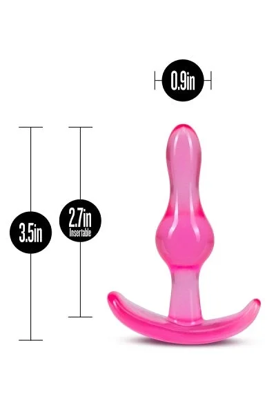 Blush B Yours Pink Curvy Anal Plug — image 6 of 7