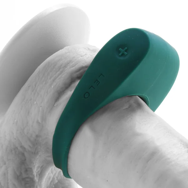 LELO Tor 2 Vibrating Waterproof Cock Ring for Couples - Dark Green