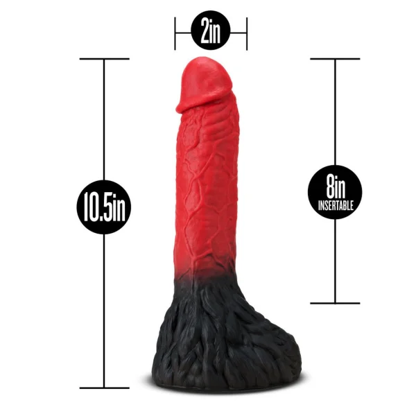 The Realm Lycan Lock-on Werewolf Dildo Red — image 12 of 13