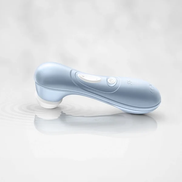 Satisfyer Pro 2 Pressure Wave Rechargeable Waterproof Silicone Clitoral Stimulator - Blue — image 10 of 17
