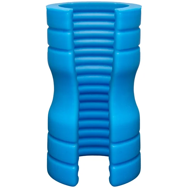 Optimale Truskyn Silicone Stroker Ribbed Blue — image 14 of 14
