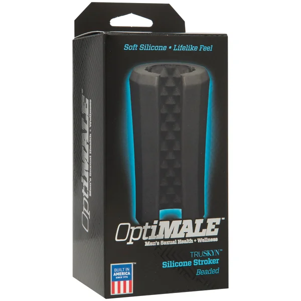 Optimale Truskyn Silicone Stroker Beaded Black — image 12 of 13