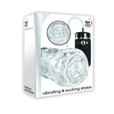 Adam and Eve Vibrating Sucking Stroker