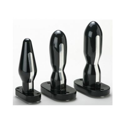Folsom Anal Plugs Black Small