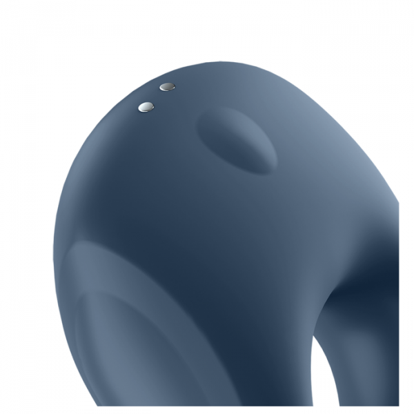 Satisfyer Strong One Vibrating Cock Ring with Long-Distance App Control