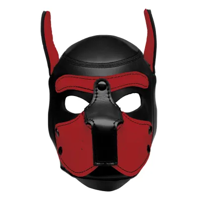 Spike Neoprene Puppy Hood Red