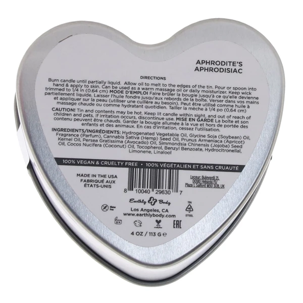 3 in 1 Massage Heart Candle - Aphrodite's Aphrodisiac