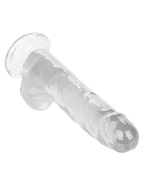 Size Queen Dildo - Clear - 8 Inch