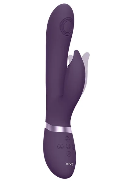 Shots Toys 8.8" Aimi Thumping, Swinging & Vibrating Silicone Rabbit